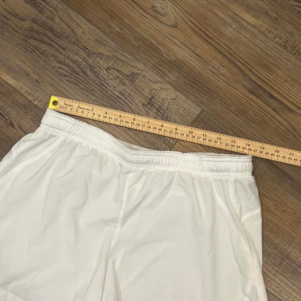 Nike white running shorts running athletic 28